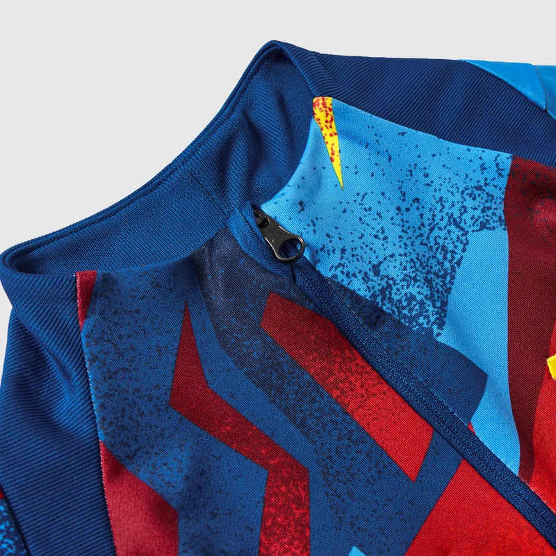 Haut Drill Nike FC Barcelone 25/26 Dri-Fit Strike El Classico Pre-Match pour Enfant