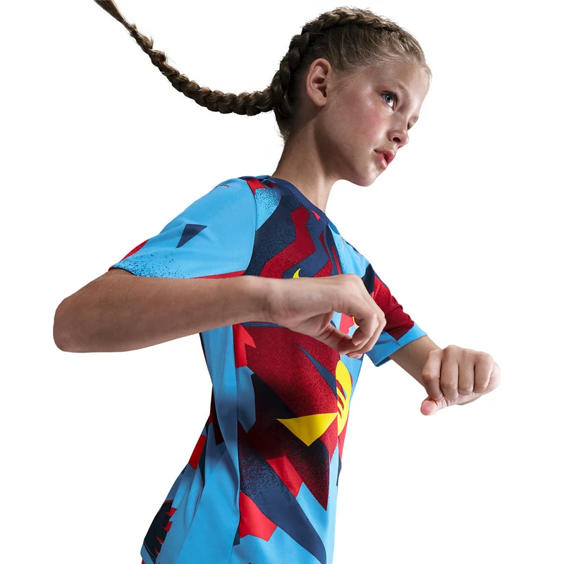 Nike FC Barcelona 25/26 Kids Dri-FIT Academy Pro El Classico Pre-Match Shirt