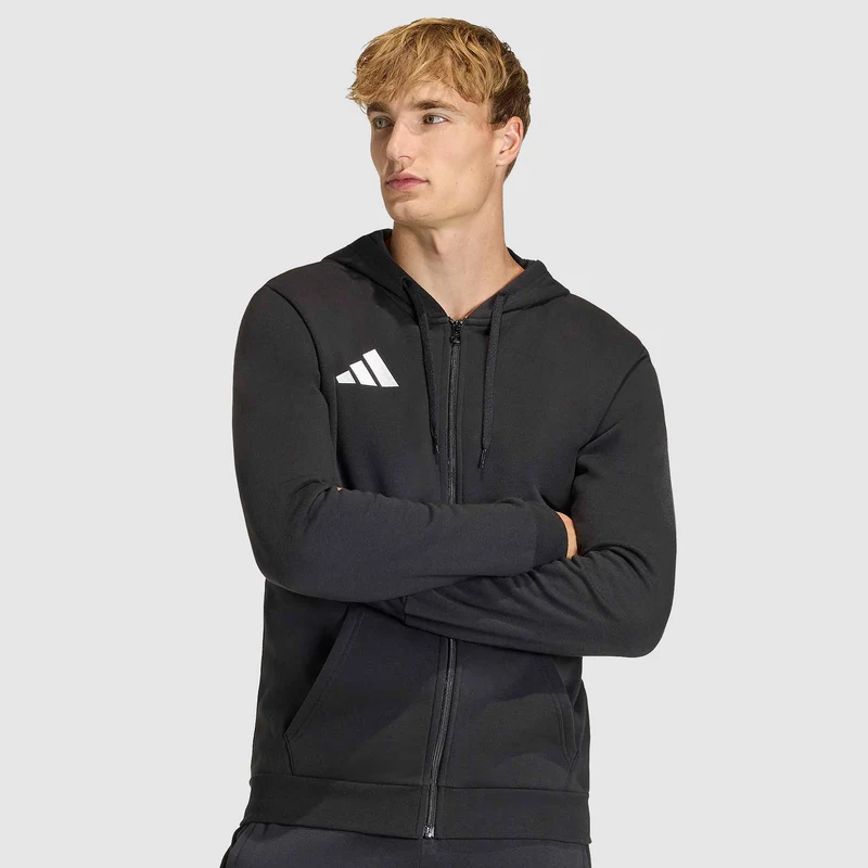Sweat à Capuche adidas Entrada 26 Zip Intégral en coton