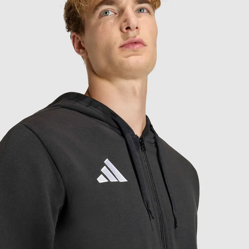 Sweat à Capuche adidas Entrada 26 Zip Intégral en coton