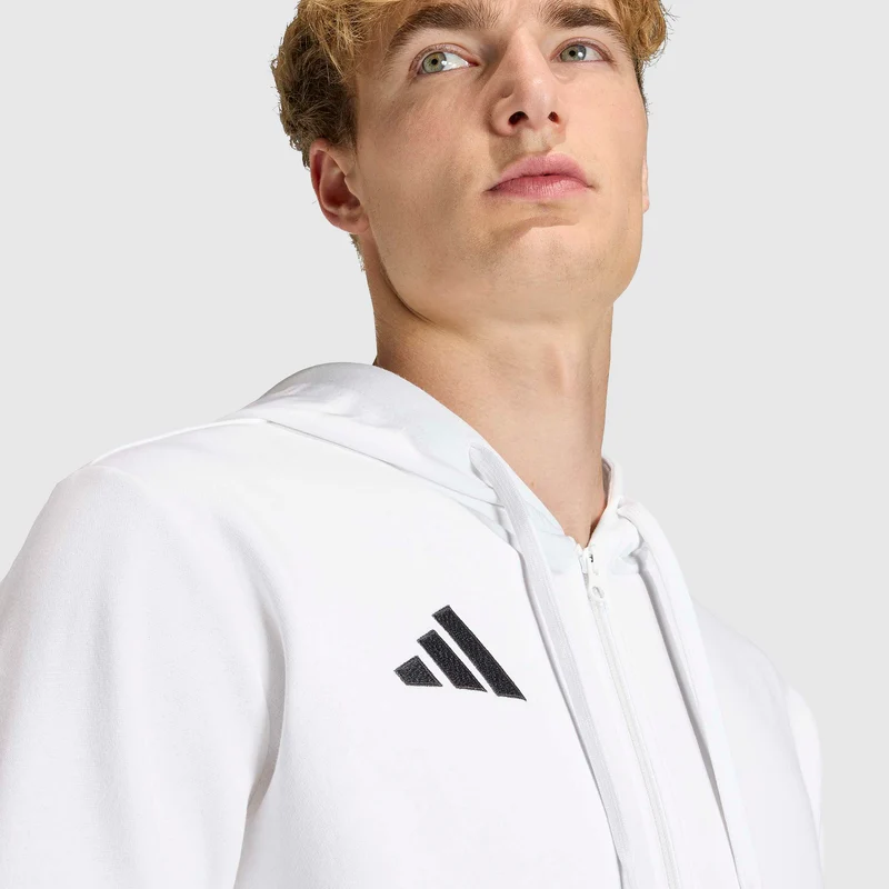 Sweat à Capuche adidas Entrada 26 Zip Intégral en coton