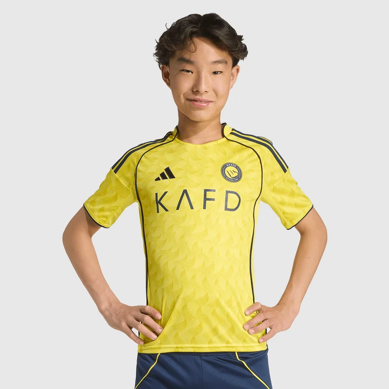 Maillot Domicile adidas Al Nassr 25/26 Avec Ronaldo 7 pour Enfant