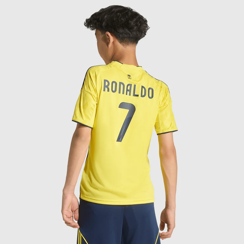 Maillot Domicile adidas Al Nassr 25/26 Avec Ronaldo 7 pour Enfant