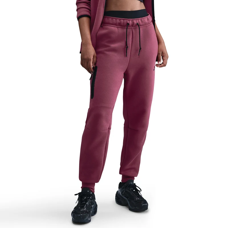 Pantalon de Survêtement Nike Sportswear Tech Fleece Taille Mi-Haute pour Femme