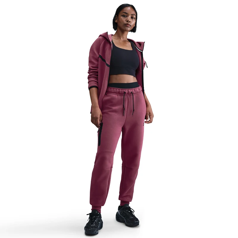 Pantalon de Survêtement Nike Sportswear Tech Fleece Taille Mi-Haute pour Femme