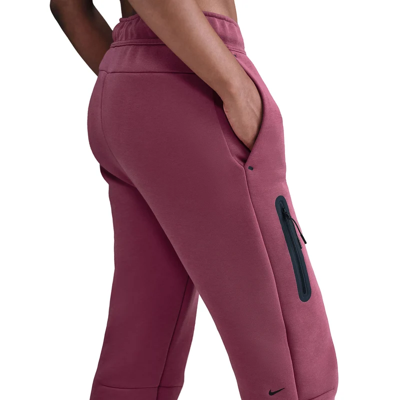 Pantalon de Survêtement Nike Sportswear Tech Fleece Taille Mi-Haute pour Femme