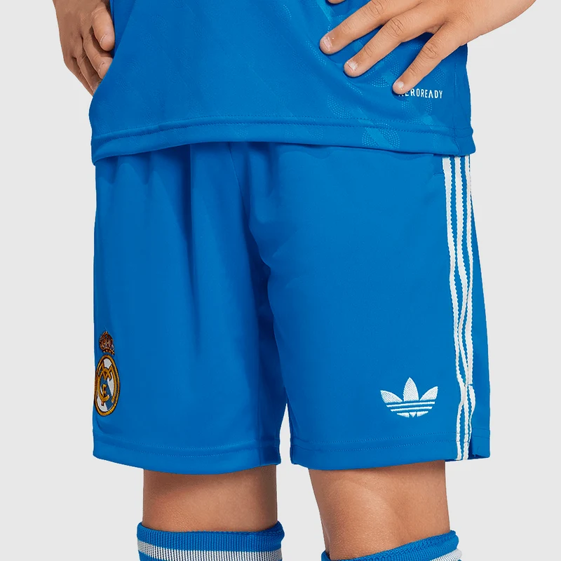 Short Third adidas Originals Real Madrid 25/26 pour Enfant