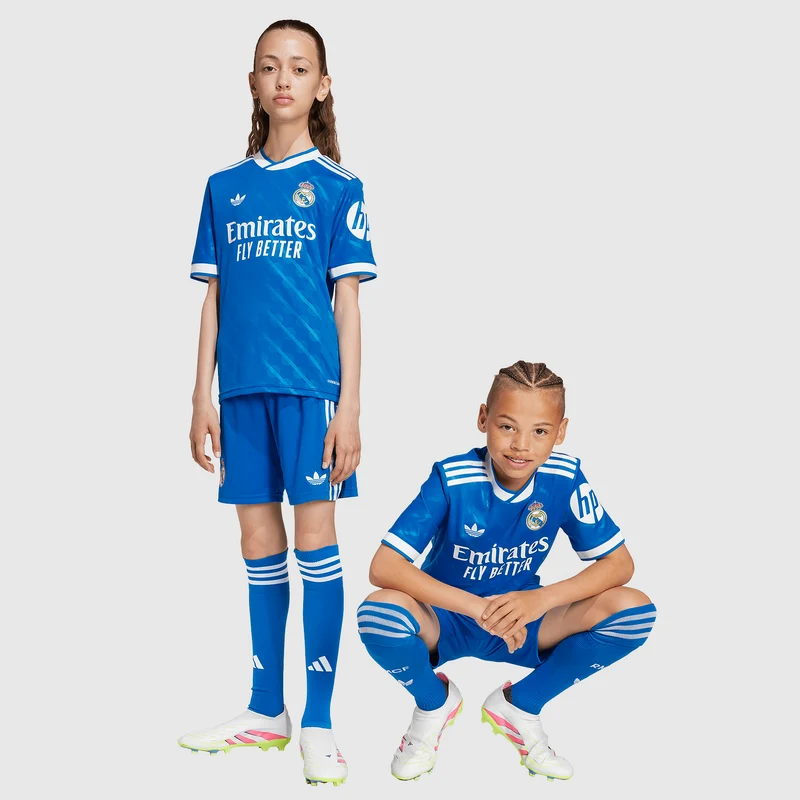 Short Third adidas Originals Real Madrid 25/26 pour Enfant