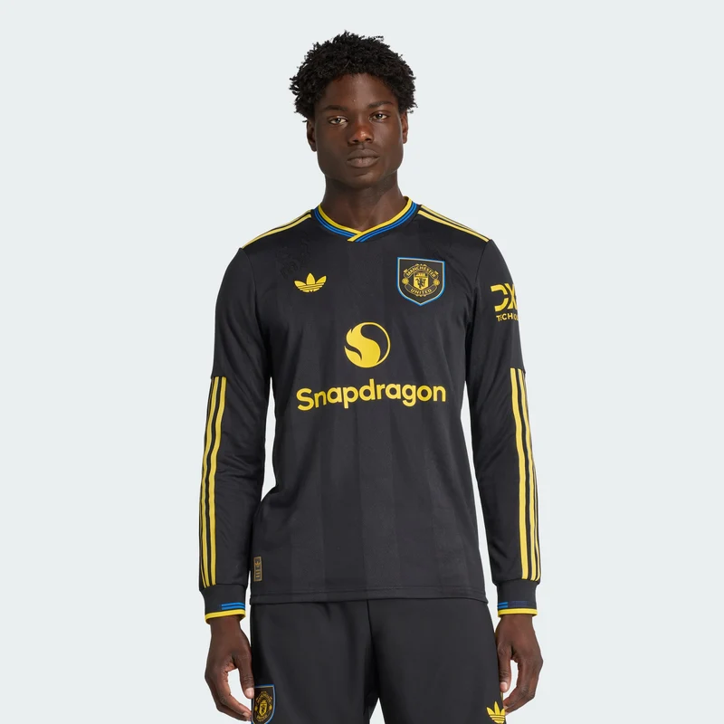adidas Men Maillot Third authentique à manches longues Manch