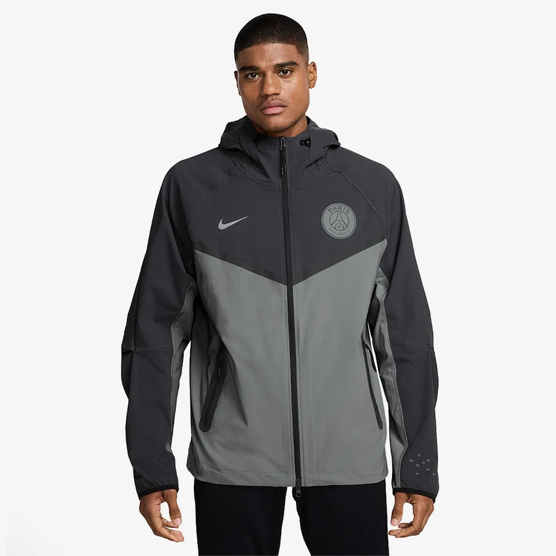 Veste Nike Paris Saint-Germain 25/26 Tech Woven Windrunner entièrement zippé
