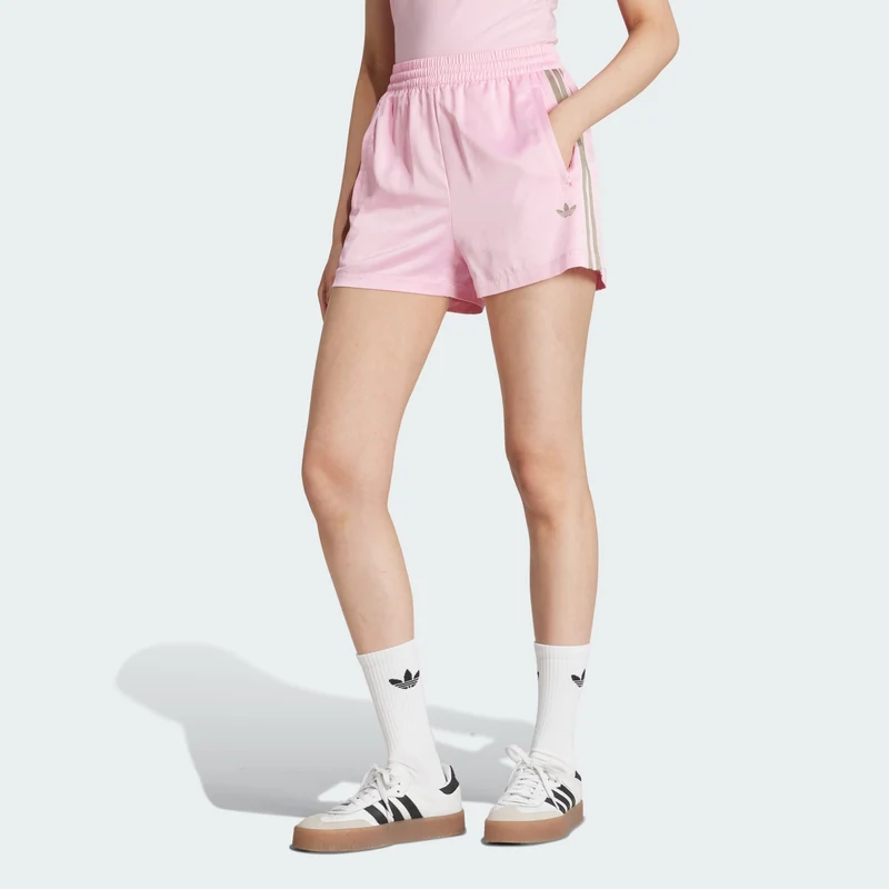 Short adidas Originals Pin-stripe Satin pour Femme