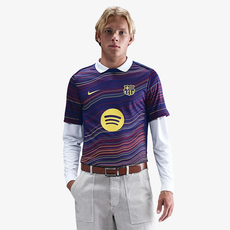 Maillot Domicile Nike FC Barcelone 25/26 Dri-FIT Academy Pro Pre-Match