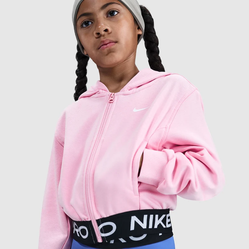 Sweat à Capuche Nike Pro Dri-FIT Fleece pour Fille (8-15 ans)