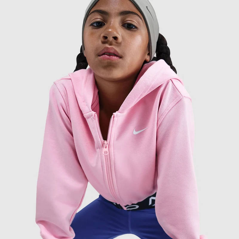 Sweat à Capuche Nike Pro Dri-FIT Fleece pour Fille (8-15 ans)