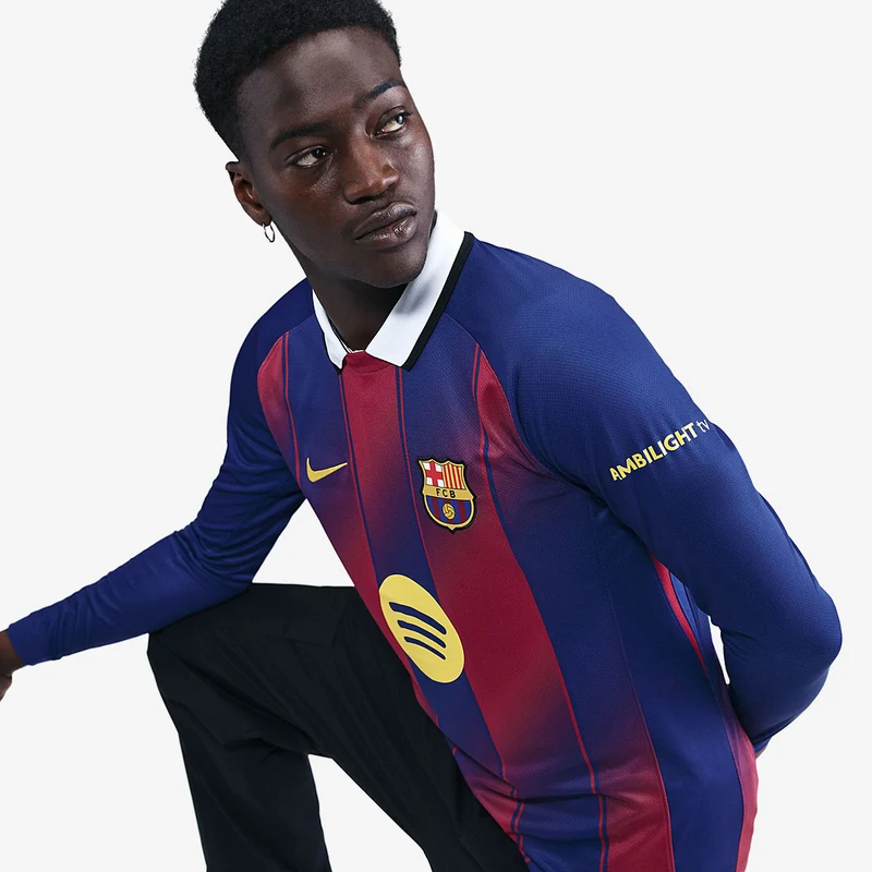 Maillot Domicile Nike FC Barcelone 25/26 Dri-FIT Stadium ML
