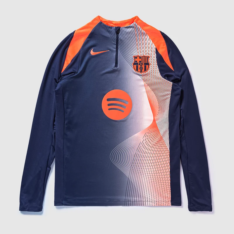 Haut Drill Third Nike FC Barcelone 25/26 Dri-FIT Strike Pre-Match Total 90