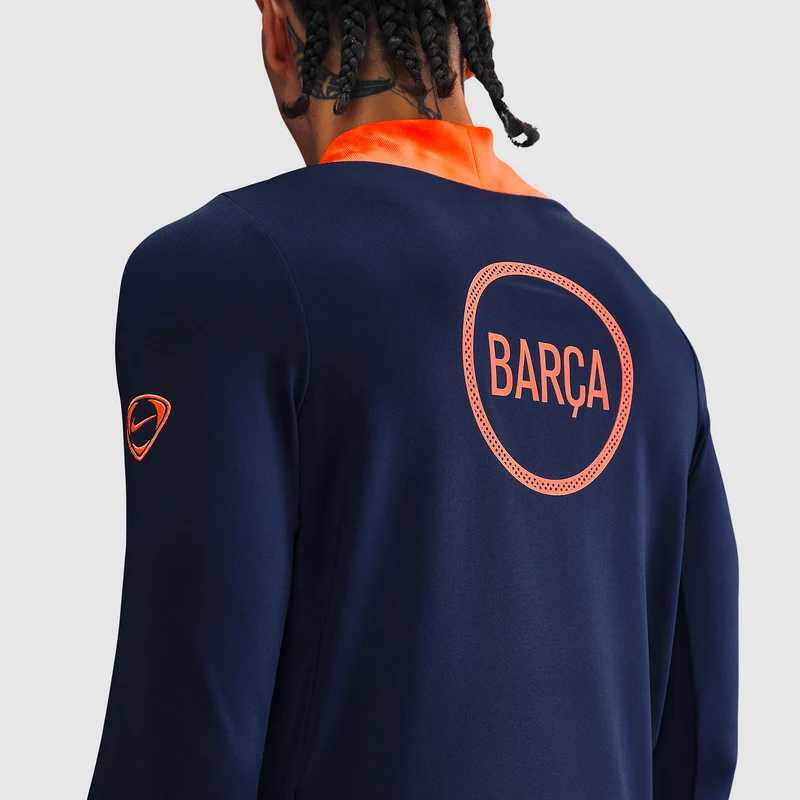 Haut Drill Third Nike FC Barcelone 25/26 Dri-FIT Strike Pre-Match Total 90