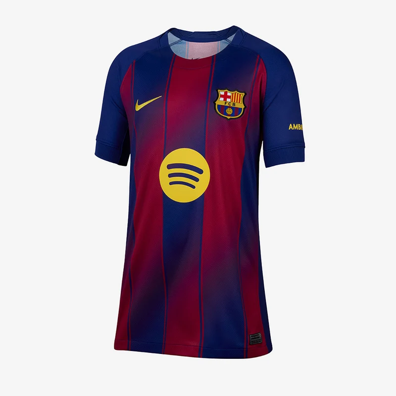 Maillot Domicile Nike FC Barcelone 25/26 Dri-FIT Stadium pour Enfant