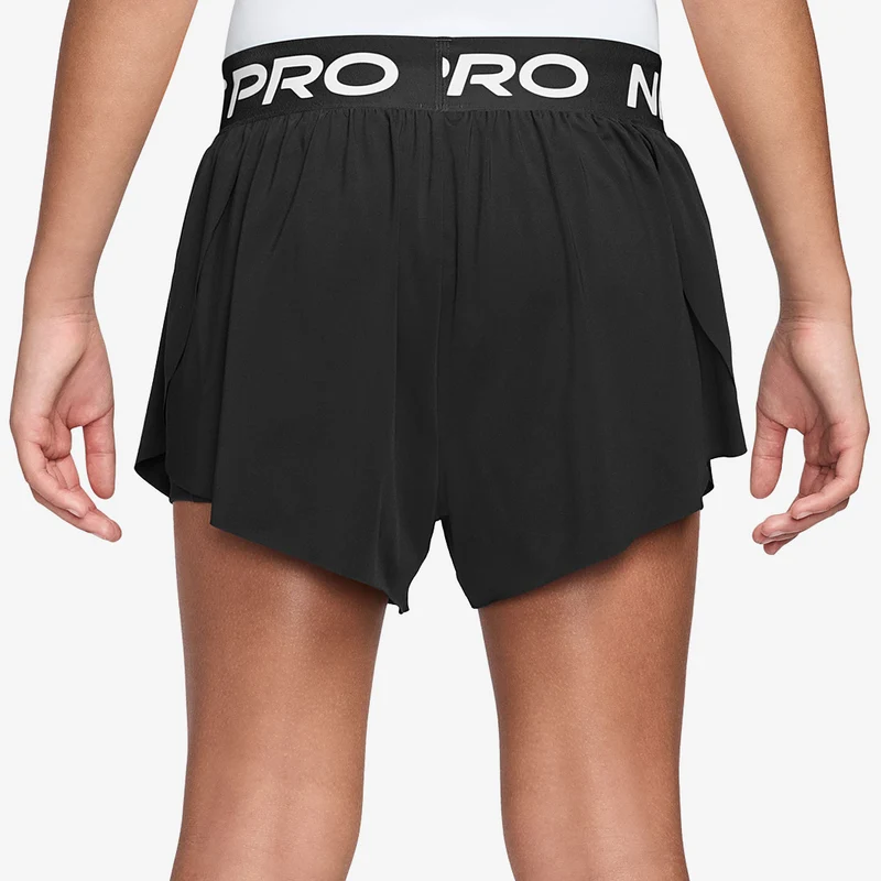 Short Nike Pro Dri-FIT 2en1 en maille pour Fille (8-15 ans)
