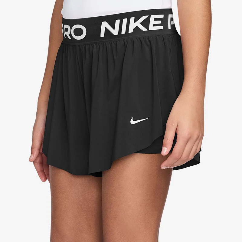 Short Nike Pro Dri-FIT 2en1 en maille pour Fille (8-15 ans)