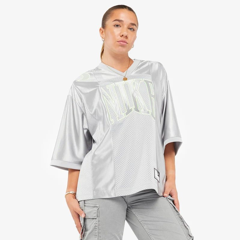 Nike Sportswear Womens Street Short-Sleeve Graphic Jersey Top