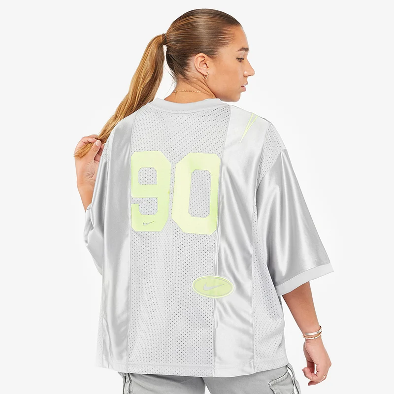 Nike Sportswear Womens Street Short-Sleeve Graphic Jersey Top