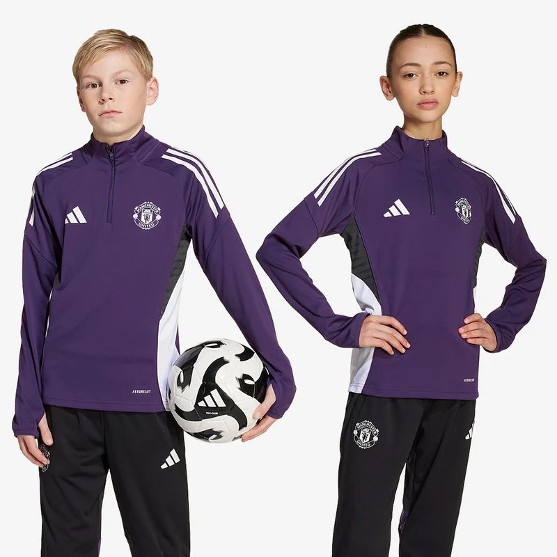 Haut d'Entraînement adidas Manchester United 25/26 pour Enfant