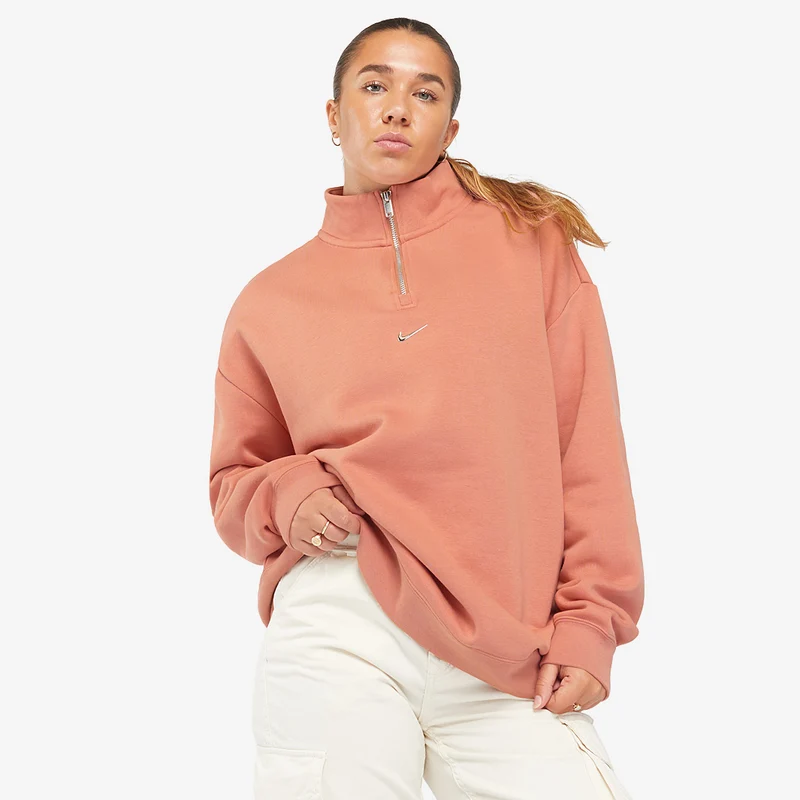 Nike Haut en tissu Fleece à 1/4 de zip pour Femme Sportswear