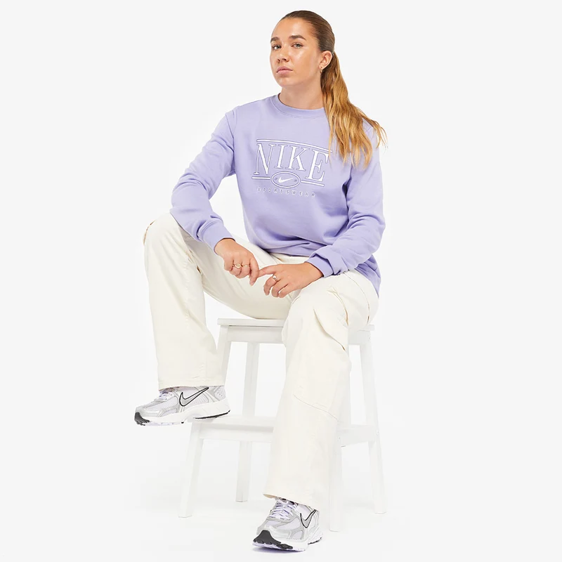 Nike Sportswear Womens Club Fleece Crew-Neck Sweatshirt