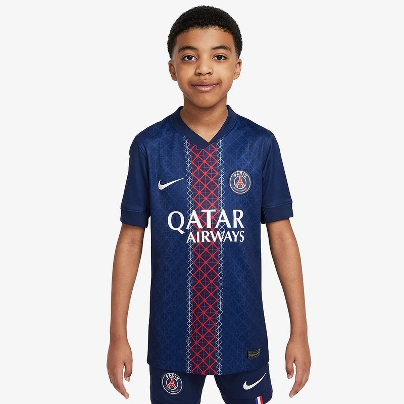 Maillot Domicile Nike Paris Saint-Germain 25/26 Dri-FIT Stadium pour Enfant
