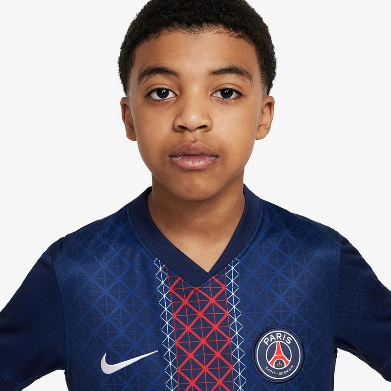 Maillot Domicile Nike Paris Saint-Germain 25/26 Dri-FIT Stadium pour Enfant