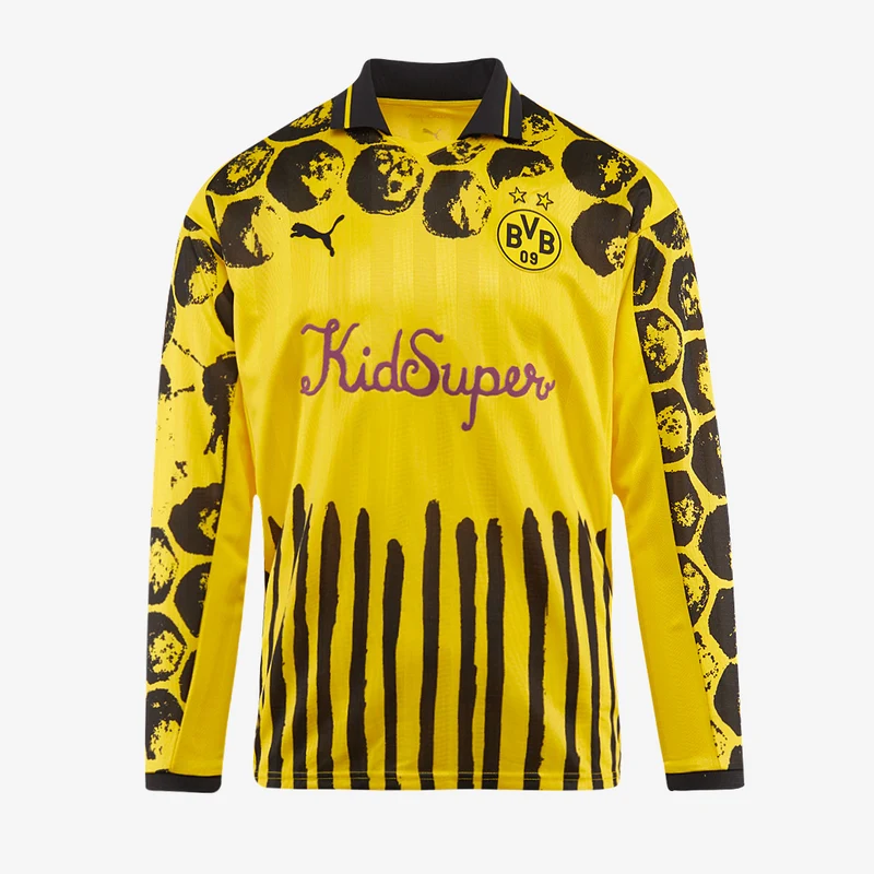 Maillot Puma Borussia Dortmund 2025 x KidSuper LS Retro