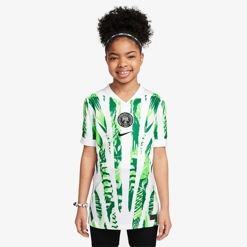 Maillot Extérieur Nike Nigéria 2025 Dri-FIT Stadium pour Enfant