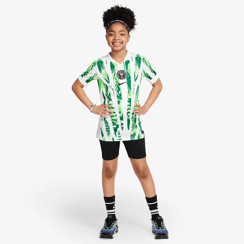 Maillot Extérieur Nike Nigéria 2025 Dri-FIT Stadium pour Enfant