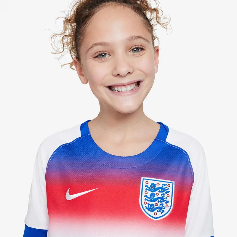 Maillot Domicile Nike Angleterre 2025 Dri-FIT Stadium pour Enfant