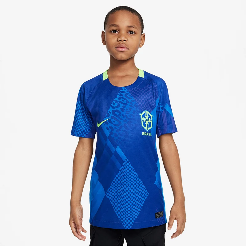 Maillot Extérieur Nike Brésil 2025 Dri-FIT Stadium pour Enfant