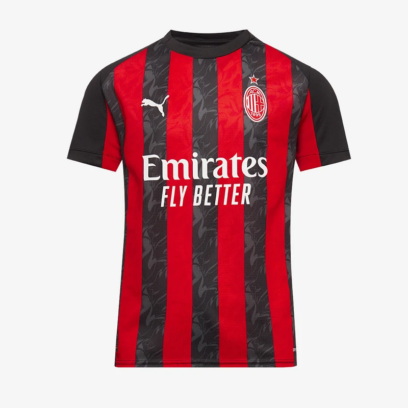 Maillot Domicile Puma AC Milan 25/26 pour Enfant