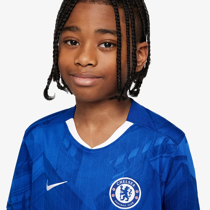 Maillot Domicile Nike Chelsea 25/26 Dri-FIT Stadium pour Enfant