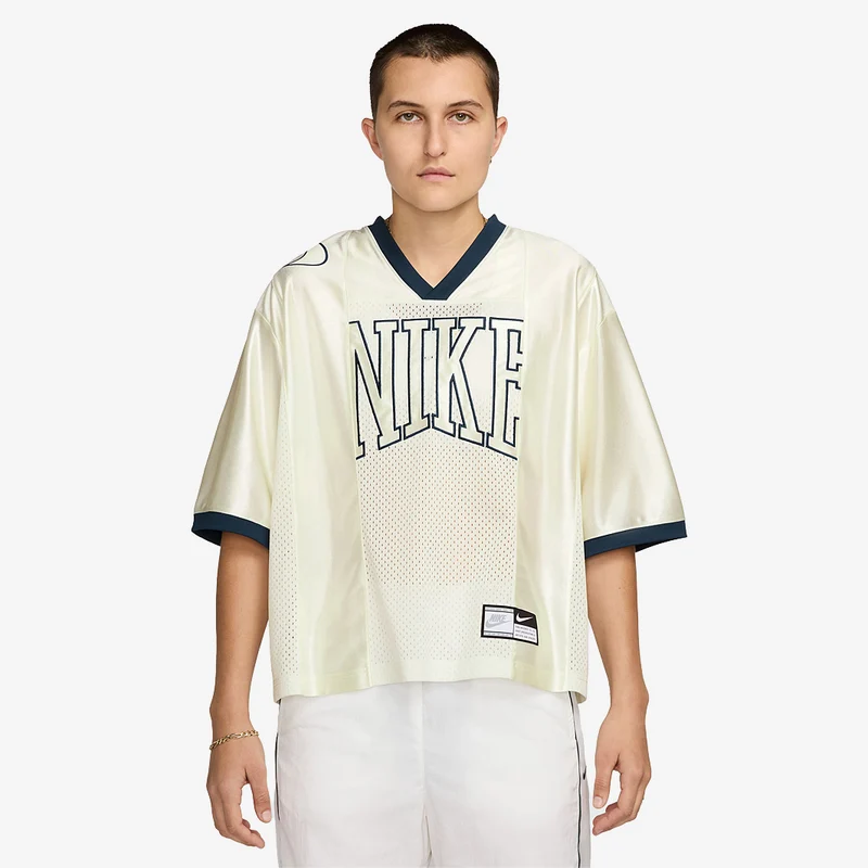 Nike Sportswear Womens Street Short-Sleeve Graphic Jersey Top