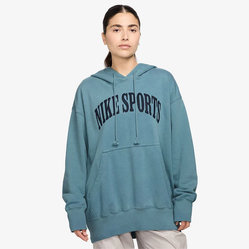 Nike Sweat à capuche oversize en molleton pour femme Sportsw