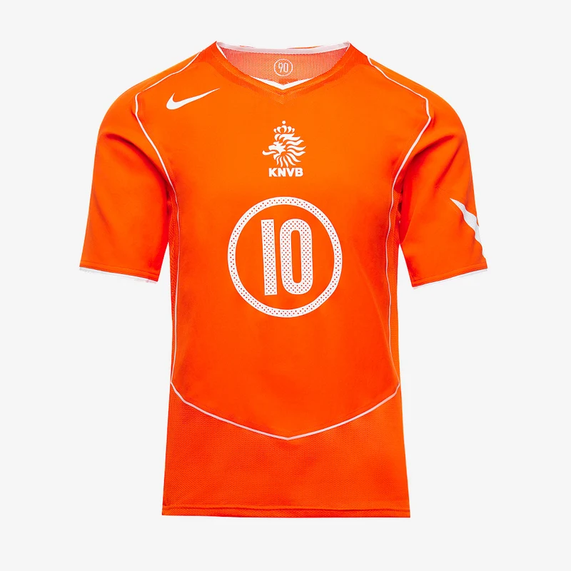 Maillot Extérieur Ré-Edition Nike Pays-Bas 2004 Avec Van Nistelrooy 10