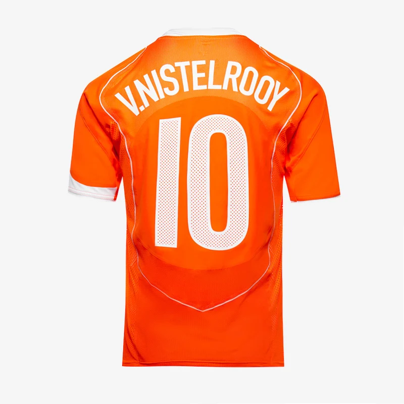 Maillot Extérieur Ré-Edition Nike Pays-Bas 2004 Avec Van Nistelrooy 10
