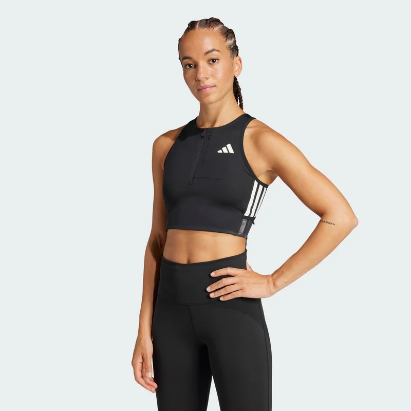 Haut Crop adidas adizero Gel Pocket pour Femme