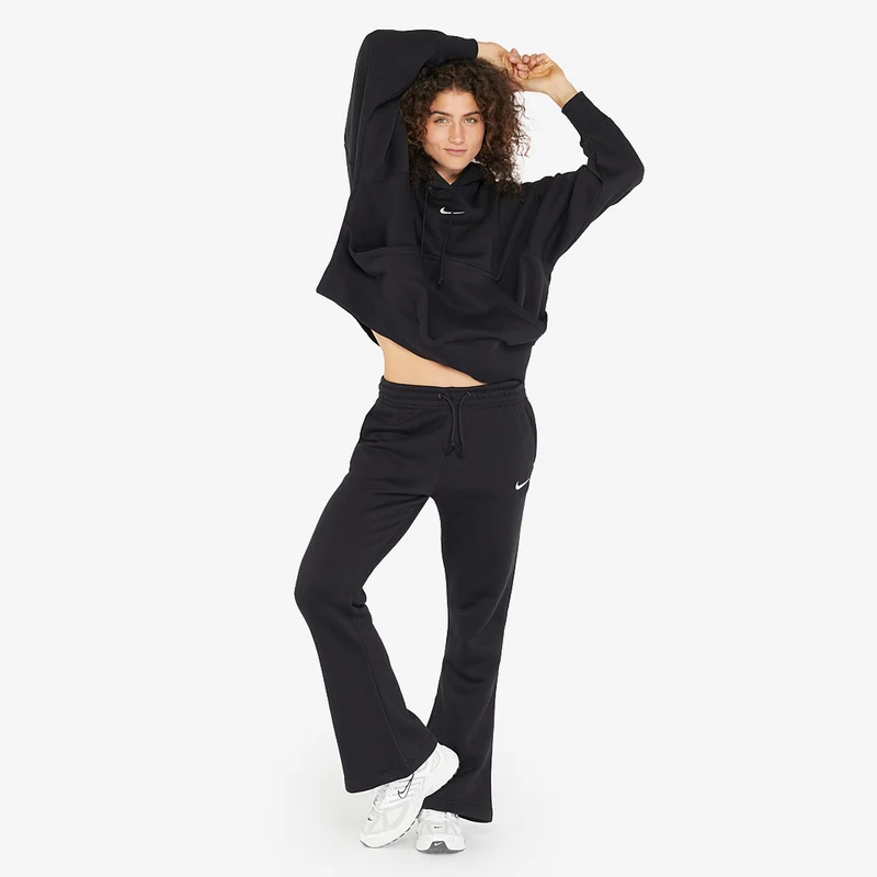 Pantalon Nike Sportswear Phoenix Fleece Taille Mi-Haute Evasé pour Femme