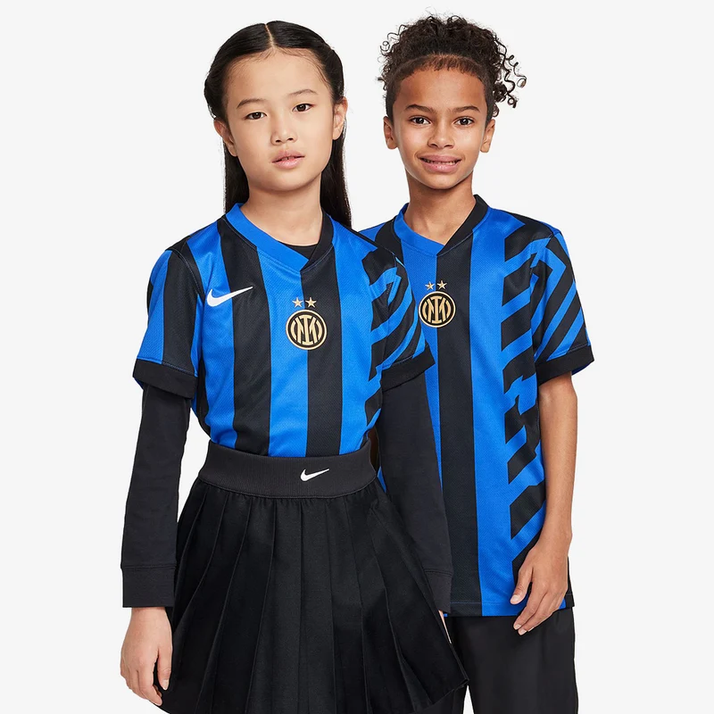 Maillot Domicile Nike Inter Milan 24/25 Dri-FIT Stadium MC pour Enfant