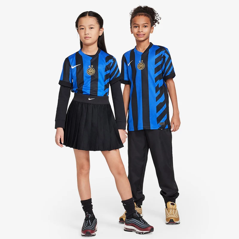 Maillot Domicile Nike Inter Milan 24/25 Dri-FIT Stadium MC pour Enfant
