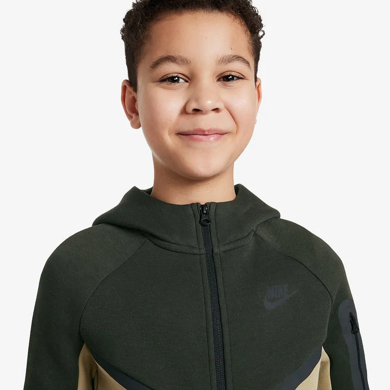 Sweat à Capuche Nike Sportswear Tech Fleece Zippé pour Enfant (8-15 ans)