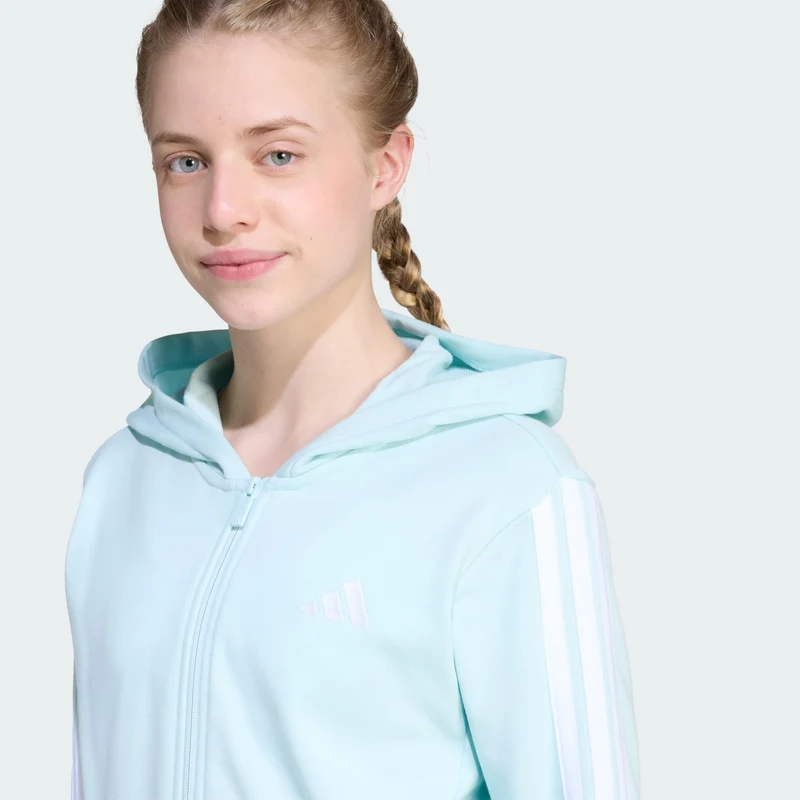 adidas Kids Veste à capuche entièrement zippée Essentials En
