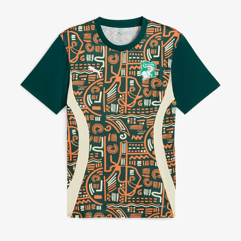Maillot Pré-Match Puma Côte d'Ivoire 2025 MC