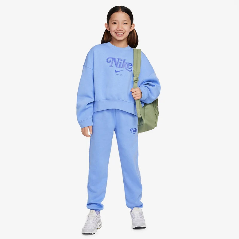 Haut Col Rond Nike Sportswear Trend Fleece Crop pour Enfant plus âgé